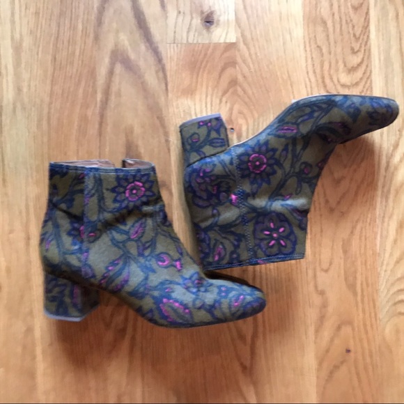 Madewell calf hair ankle boots sz 7.5 - Picture 4 of 6